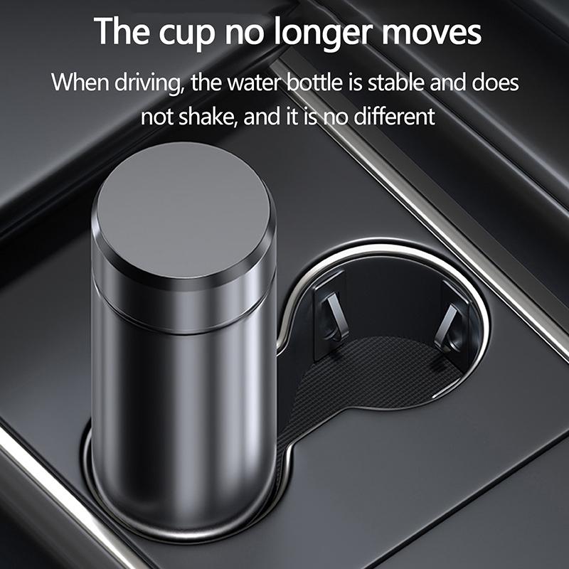 Car Cup Holder Limiter Fixing Clip Self-Adhesive Universal Auto Water Cup Slot Limit Pad Car Bottle Console Slot Slip Limiter