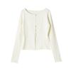 European and American Style, New Women's Clothing, Foreign Style, Fashionable Long-sleeved Crew Neck Knitted Jacket 3390001