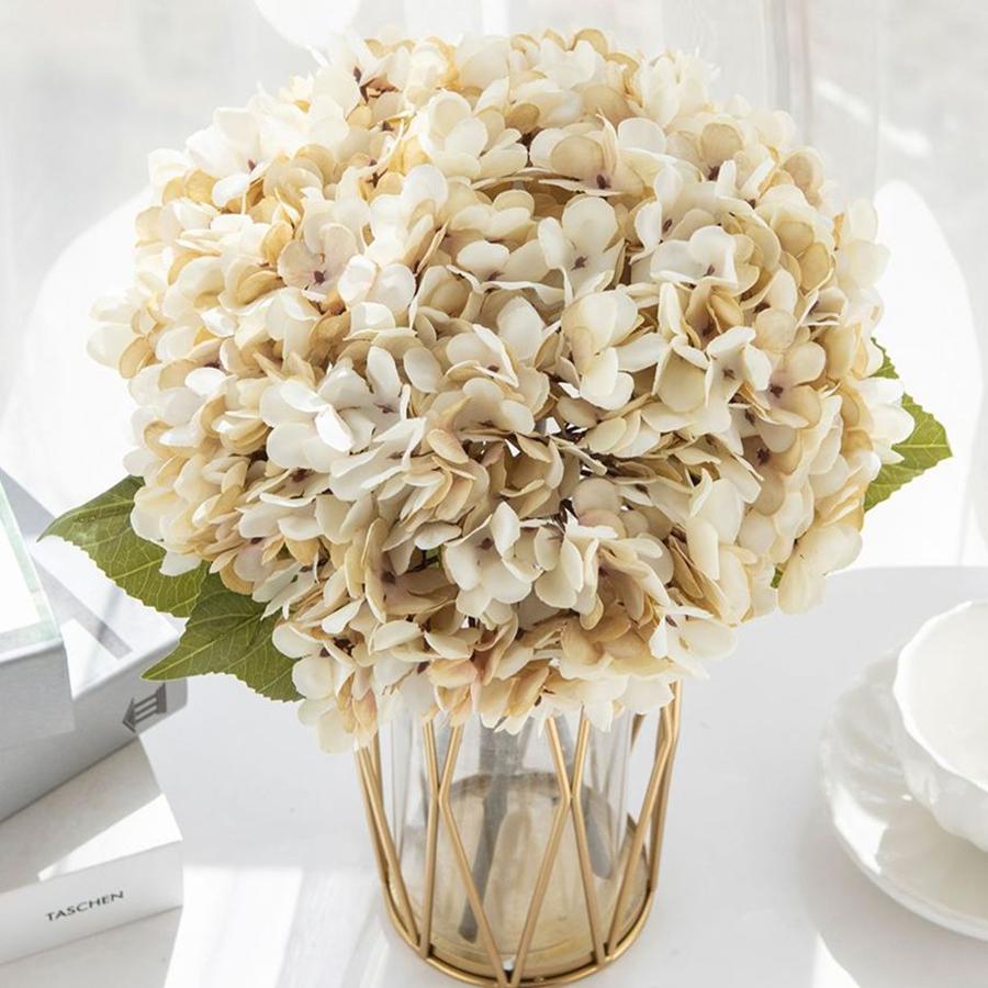 Artificial Hydrangea Silk Flowers Home Room Table Accessories Wedding Wall Diy Gift Box Bridal Bouquet Holiday props Decoration