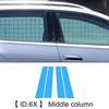 Volkswagen ID6 Crozz XTPU Transparent Window B-C Pillar Protective Stickers
