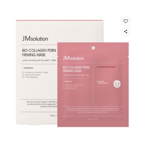 JMsolution Bio Collagen PDRN Firming Mask Pack Skin Elasticity Care 34g x 4pcs