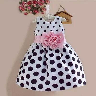 Summer Children's Clothing Korean Style Girls' Sleeveless Polka Dot Girls' Dress Children's Dress