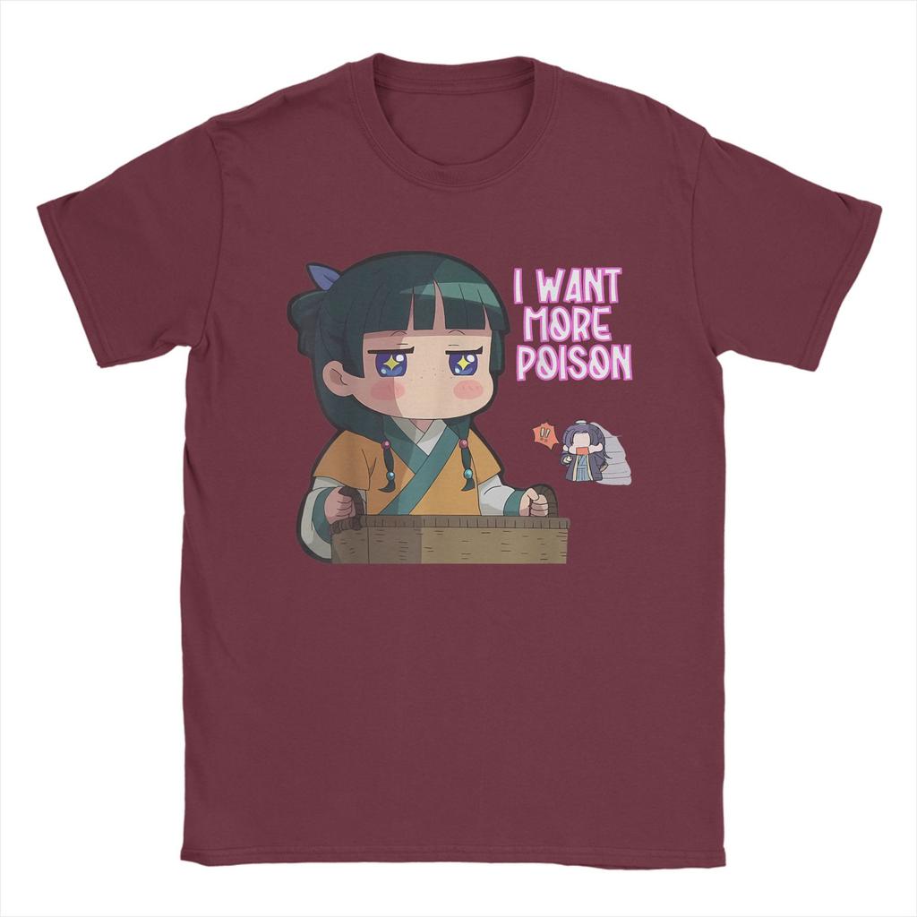 Les Carnets de l'Apothicaire Mao Mao T-Shirt pour Homme Mignon Fille Anime Drôle Humour T-Shirt en Coton Manches Courtes T-Shirts Idée Cadeau Hauts