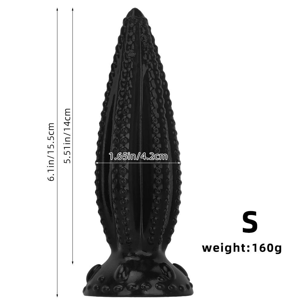 PVC Anal Plug Dildo Women's Masturbator Sex Toy Fisting BDSM Strap On Penis Big Dick