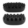 Large Dense Teeth Twist Styler Brush Professional Rubber Curling Hair Brush  For Black Men