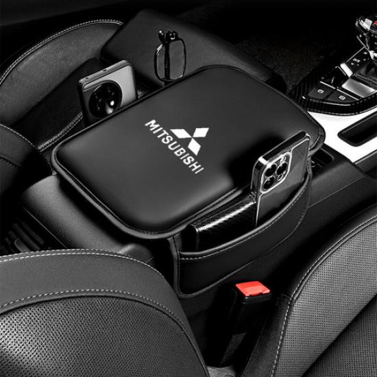Car Center Console Armrest Box Cushion Cover Pad Protector Mat for Mitsubishi
