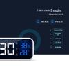 MaShi Smart LED Digital Alarm Clock with Temperature & Humidity