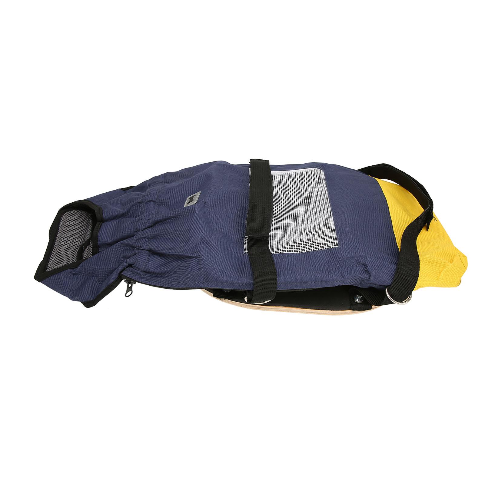 

Pet Wheelchair Composite Plank Paralyzed Dog Wheelchair with Oxford Cloth Dog Tow Bag for Small Dog Cat S( Suitable for 2‑3.5kg/4.4‑7.7lb)