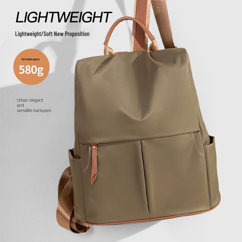 Women's Lightweight Anti-Theft Backpack: 2025 Large Capacity Nylon Travel Bag