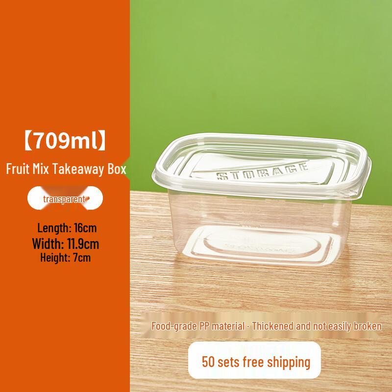Disposable Transparent Food Takeaway Box