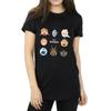 Disney Womens/Ladies Frozen Heads Cotton Boyfriend T-Shirt