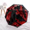 1pc Naruto Automatic Folding Umbrella with 8 Bones, 3-Fold Compact Umbrella, Compact Design On-the-Go Essential, Casual Outdoor Accessory, C
