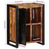 Sideboard Multicolored 55 X 35 X 70 Cm Solid Reclaimed Wood
