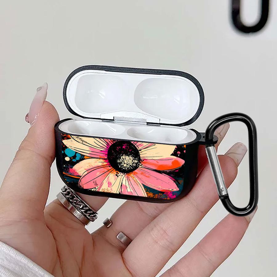 Graffiti Daisy Flowers Earphone Cases Cover Case For Airpods Pro2 4 Pro3 1 Pro 2 3