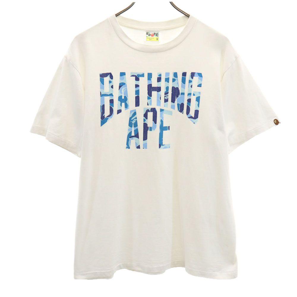 

BAPE Print Short sleeve T-shirt M White system A BATHING APE Men s Used