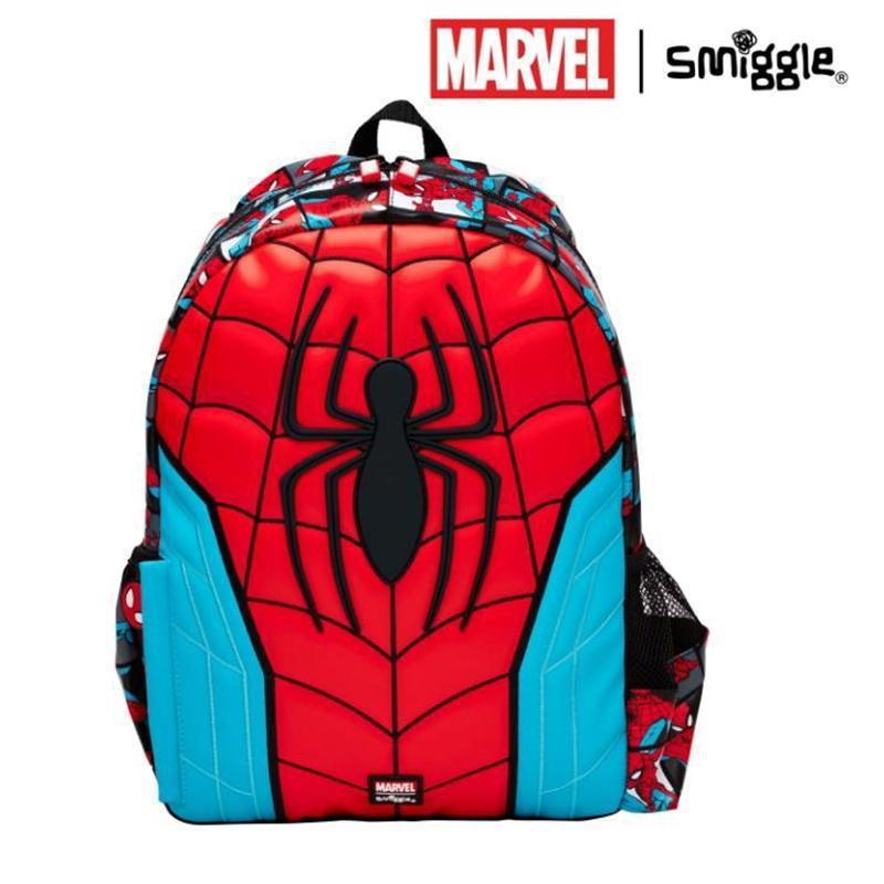 Smiggle Zirnekļcilvēka Mugursoma Liela ietilpība Studentu