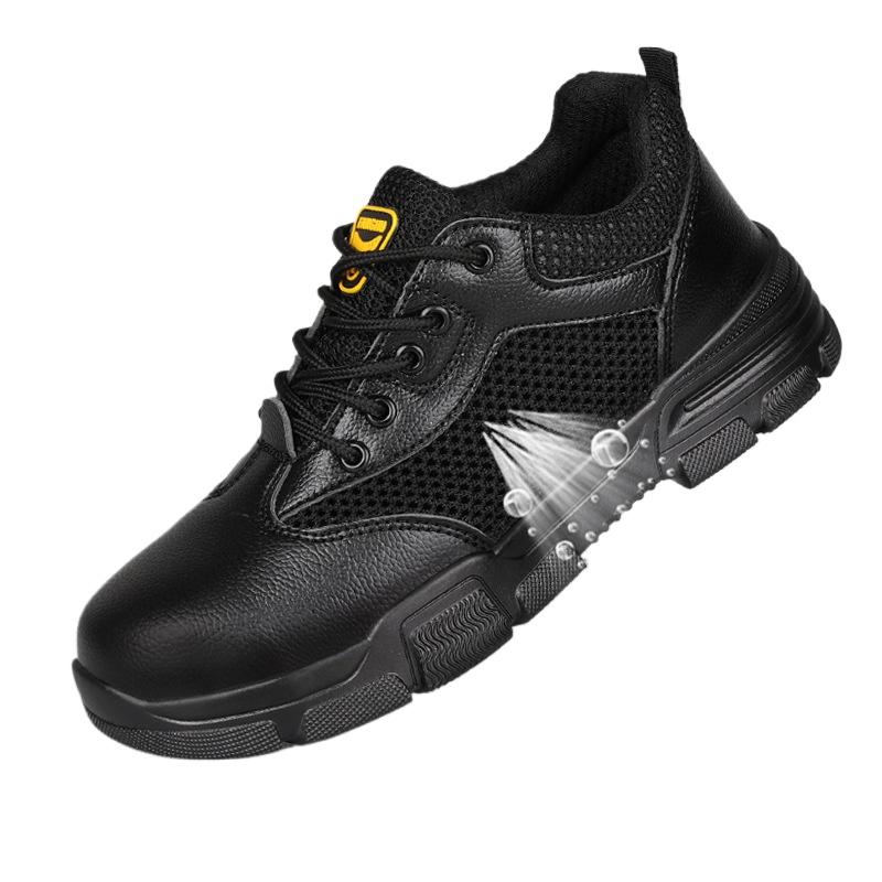 Anti-smashing and Anti-piercing Labor Insurance Shoes, Durable Steel Baotou Construction Site Protective Steel Plate Work Shoes