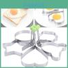 Premium Stainless Steel Egg Mold Set Heart Star Shapes For Beautiful Fried Eggs And Rice Cakes