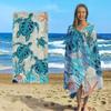 Lobster Beach Towel Hooded Wearable Blanket Oversized Microfiber Bath Towel Quick Dry Swimming Pool Surf Towel Summer