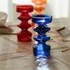 Glass Candle Holder Home Decoration Ornaments Wedding Table Handmade Crafts Glass Candlestick Gifts