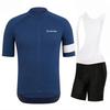 Mens Cycling Jersey Shorts Set Mountain Road Bike Riding Breathable Quick-Dry Performance Wear