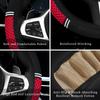 Car steering wheel cover Non-Slip No Inner Ring Car Steering Wheel Cover - Summer Ice Silk Breathable Universal Auto Accessory