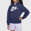 Nike Kids Letter Logo Printed Casual Hoodie Kids hoodies Dark-Blue FD2990-410