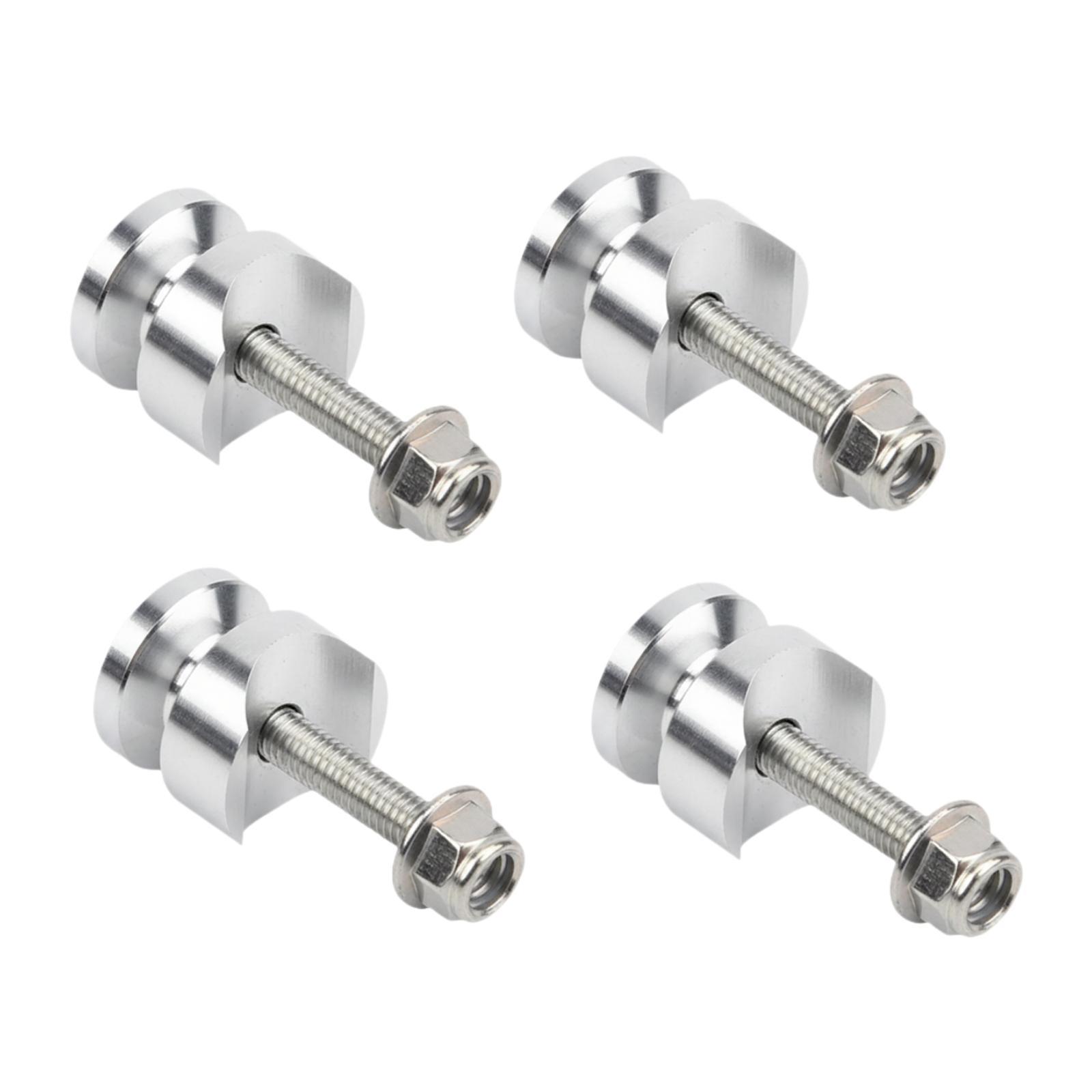 

Heavy Duty Side Box Base Pad Aluminum Alloy Luggage Rack Fastener for Motorcycle Trailer Accessories серебряный
