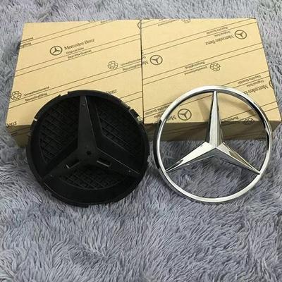 3D Car Grill Emblem Star Badge Front Grill Logo Mercedes Benz Amg W204 W205 W213 X253 A B C E S CLA GLB GLC GLE GLS Accessories