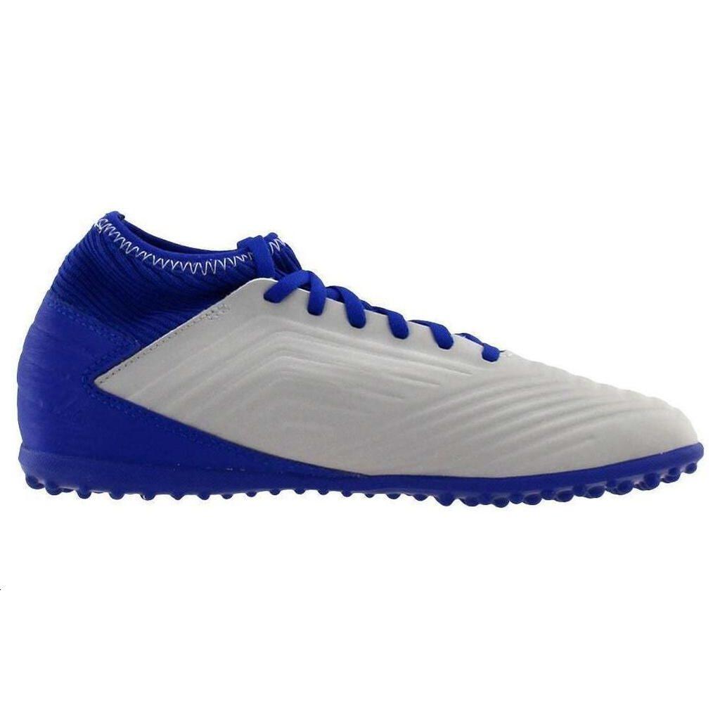 Adidas Predator 19.3 19.3 TF Slip-Resistant Cushioning Wear-Resistant Low-Top Soccer Shoes Gray Blue Kids' CM8548