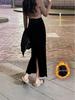 Golden Velvet Women's Mid-Length High-Waisted Slimming Pencil Skirt (Spring/Autumn 2026).