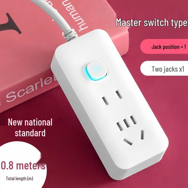 

Multifunctional Power Strip with Long Cord – Ideal for Dorms, 3-5m Length, Multiple Outlets