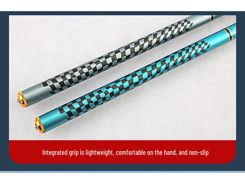 Ultra-Hard Carbon Shore Fishing Rod with Large Guides, No. 4, Dual-Purpose for Hand or Sea, Smooth Float Design