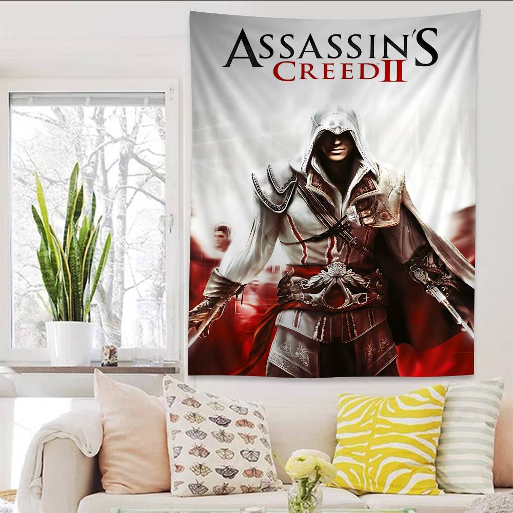 Game Classic AAssassins Cool CCreed Anime Tapestry Hanging Tarot Hippie Wall Rugs Dorm Home Decor