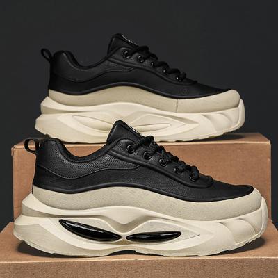 Men's Fashionable Thick Soled Skateboarding Shoes Trendy Comfortable Man Suitable Chunky Sneakers Designer Flat Platform Shoes