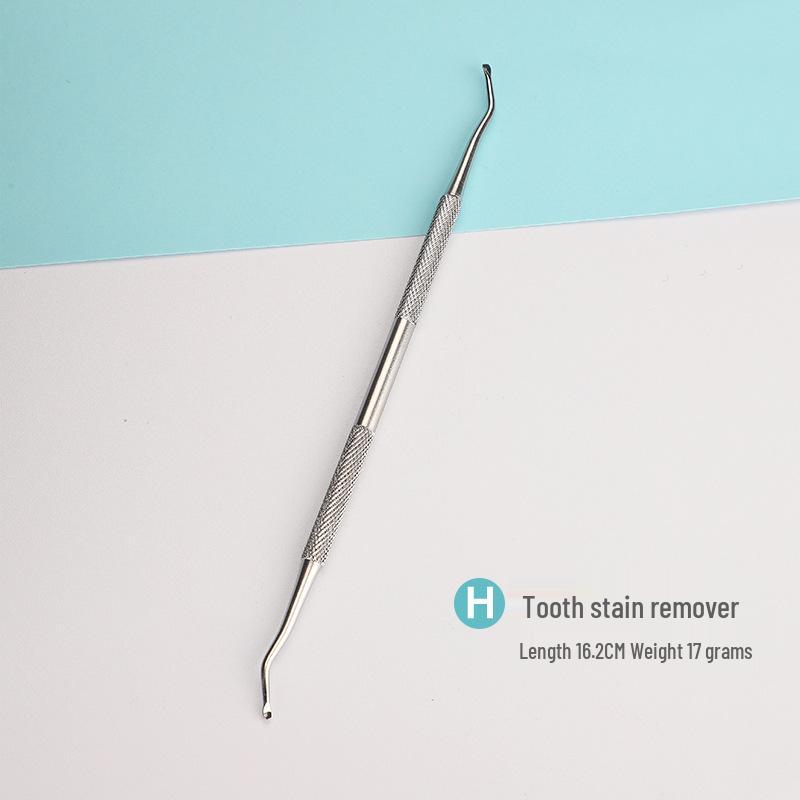 Stainless Steel Dental Tool Set - Mouth Mirror & Tartar Cleaning Care Tools