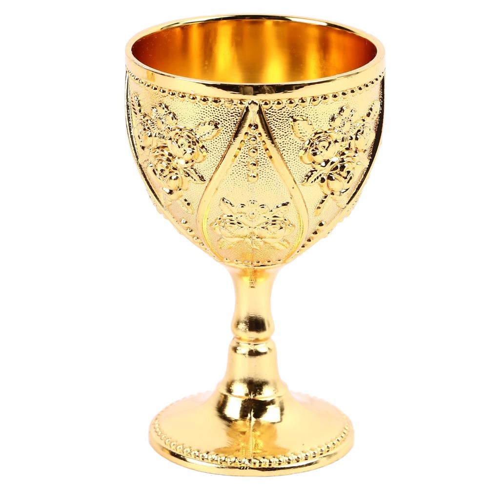 Zinc Alloy Wine Glass Gold Chalice Goblet Goblets & Chalices Shot Glass  For Wedding
