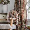 Bohemian Blackout Rod Pocket Bay Window Curtain