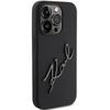 Karl Lagerfeld KLHCP15LSKSBMCK iPhone 15 Pro 6,1" schwarz/schwarz Hartschale Silikon Karl Schriftzug