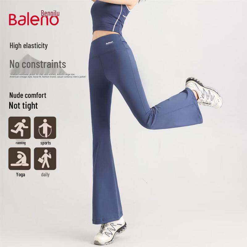 Baleno Women s Basic Flared Yoga Pants 3XL