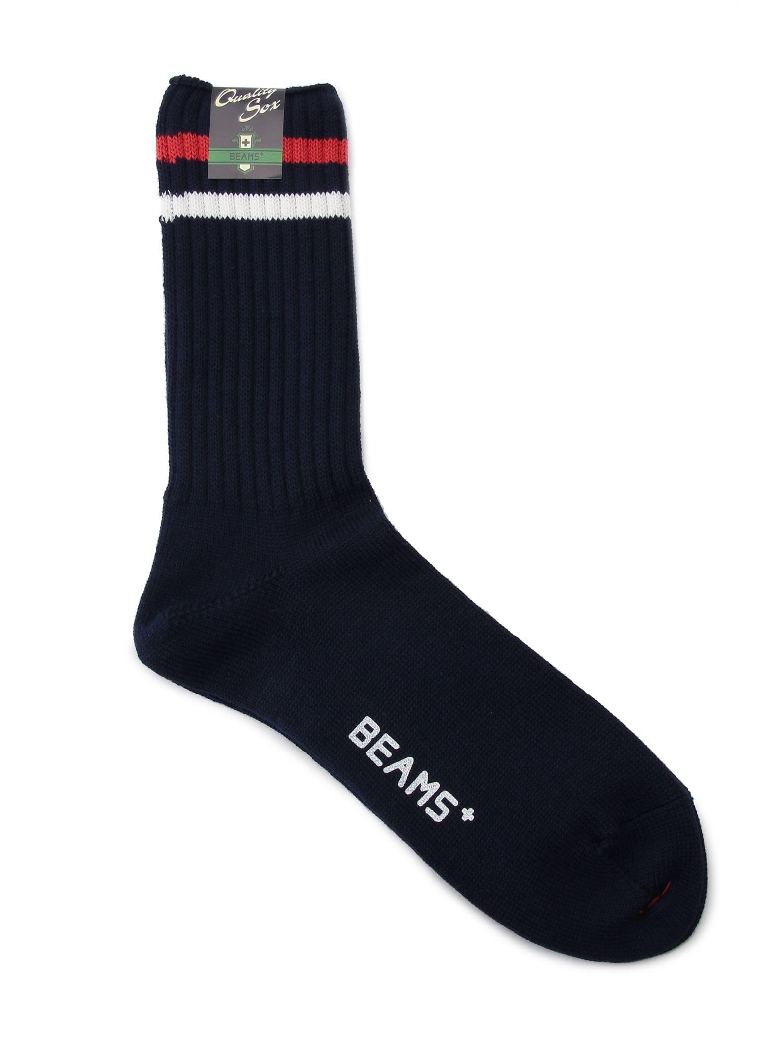 

Мужские носки Beams Plus в стиле школьника, темно-синий/белый/красный, 0, 38430010479