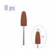 6pcs/10pcs Silicone Rubber Dental Polishing Polisher Grinders Nail Drill Bits for Electric Manicure 2.35mm Shank