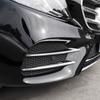Chrome Front Corner Mesh Grill Molding Side Air Vent Fog Lights Exterior Cover Trims for Mercedes-Benz New E-Class W213 E300 Sedan Sport 2017 2018