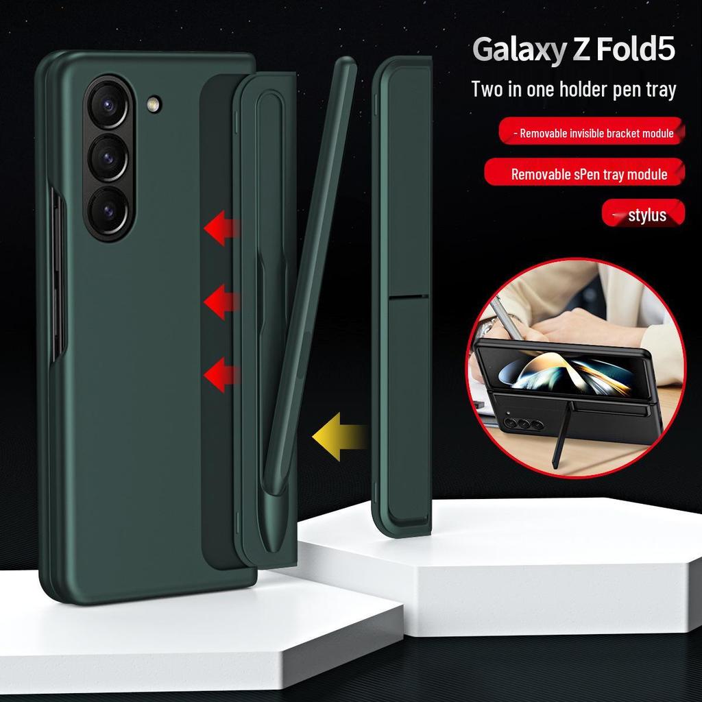 Samsung Z Fold Series Multi-Gen Phone Case: 2-in-1 Stand & Pen Slot with Anti-Drop Protection