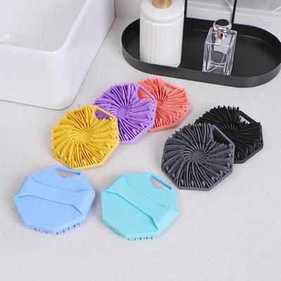 Escova de Banho Hexagonal de Silicone: Escova de Costas e Ferramenta de Massagem Esfoliante Mais Vendida