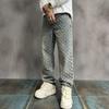 Herren Retro Loose Jacquard Straight-Leg Jeans - Frühling/Herbst Trend