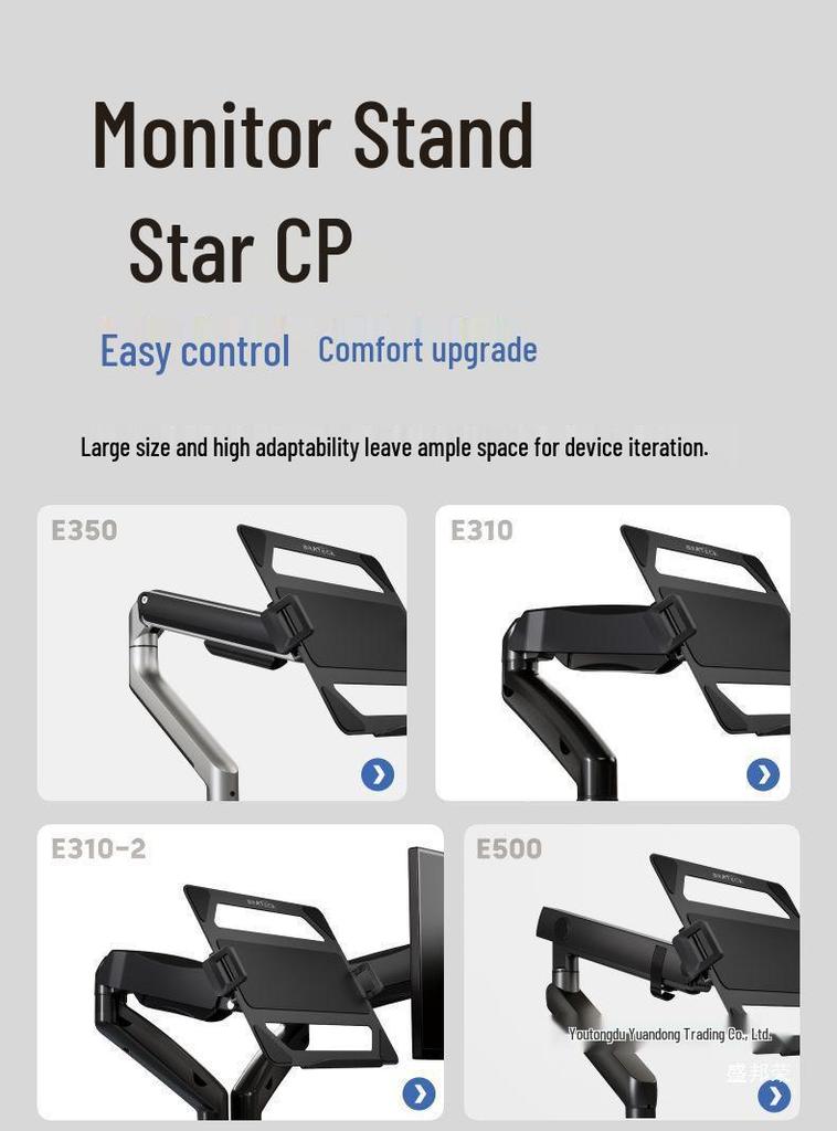 Dual Screen Laptop Display Stand with Adjustable Lifting Base