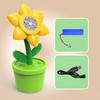 Rechargeable Bubble Machine with Music and Lights Flower Shape Bubble Blower Toy for Outdoor Use Kids Entertainment and Party Decoration
