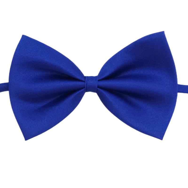 Chic Adjustable Pet Bow Tie Collar - Durable Polyester, Fits Small To Large Dogs & Cats