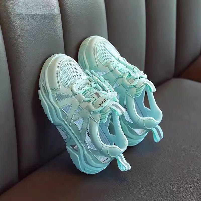 Summer Kids Shoes New Fashion Comfort Sneakers Soft Bottom Anti Slip Breathable Girls Shoe Casual Simple Retro Boy Shoe Tenis